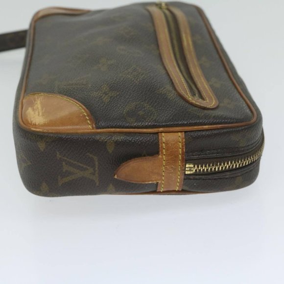 LOUIS VUITTON Monogram Marly Dragonne GM Clutch Bag LV Auth - Picture 5 of 16
